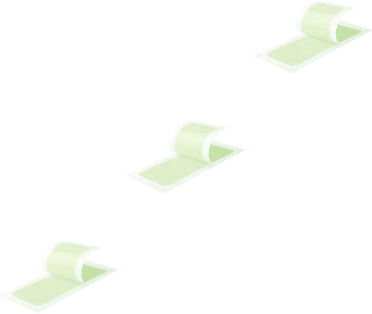 Ontharingsstrips - Harsstrips - Gezicht Lichaam - Dubbelzijdig Effectief - 60 Stuks - Lichtgroen