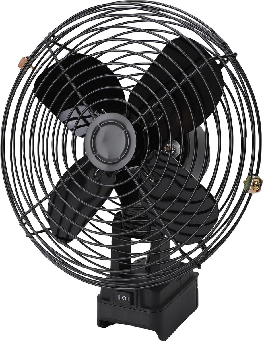 Draagbare Ventilator - Persoonlijke Koeler - Buitenwerk Koelen - 8 Inch 2 Snelheden - 28 x 24 x 16 cm