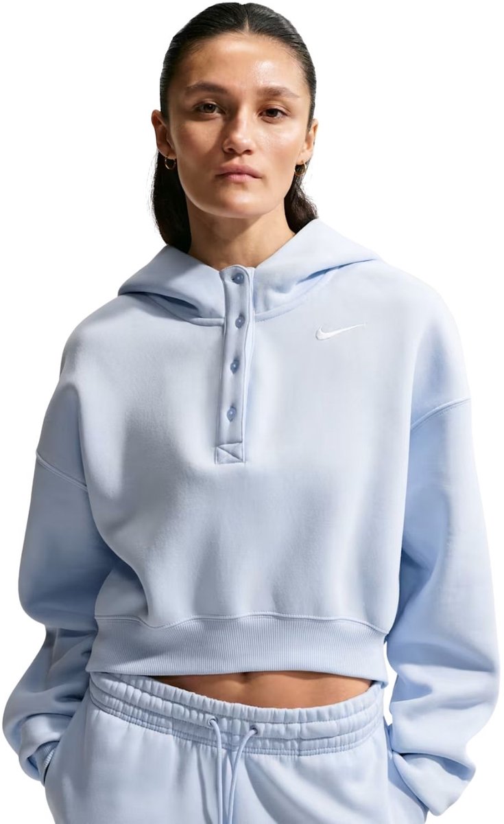 Nike Sportswear Phoenix Fleece Sportsweater Dames M/38 Blauw