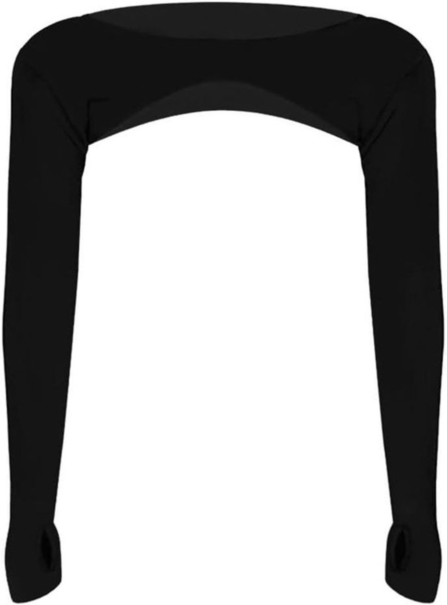 Bol.com Allecto UV-bescherming bolero - Sportarmmanchet - Verkoelend - Ijszijde - Zwart - Dames - Binnen en buiten - Elastisch -... aanbieding