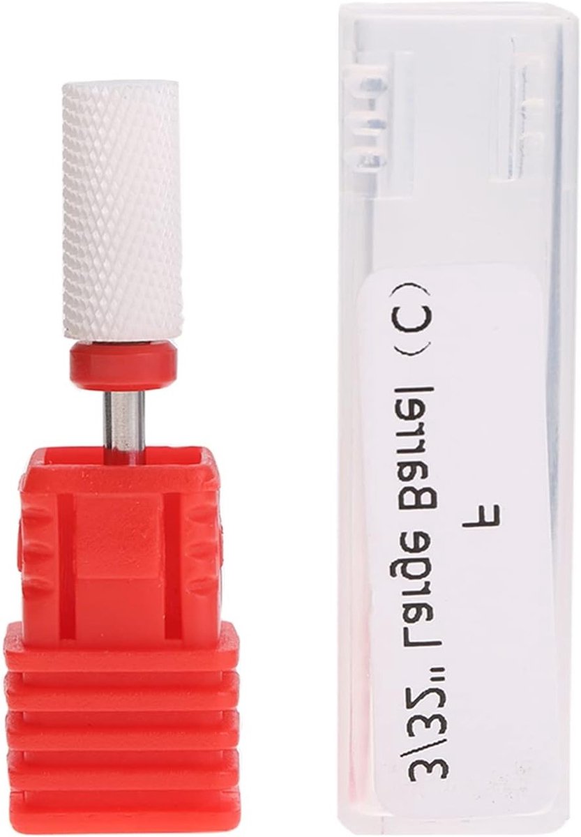 Keramische Nagelbits - 2 Vormen Slijpkoppen voor Boormachine - Professionele Manicure Tool voor Nagelverzorging en Nail Art