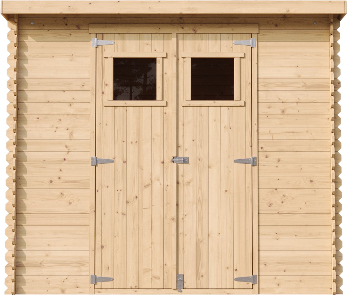 Timbela M310 - Houten tuinhuis - 2,63 m² - 142x239xH200 cm - zonder vloer