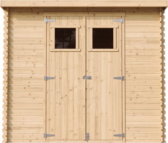 Timbela M310 - Houten tuinhuis - 2,63 m² - 142x239xH200 cm - zonder vloer