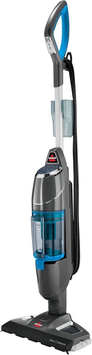 Stoomreiniger en Stofzuiger - 2-in-1 apparaat - Vloeren reinigen - Combineert zuigen en stomen - 4.8 kg - Titanium
