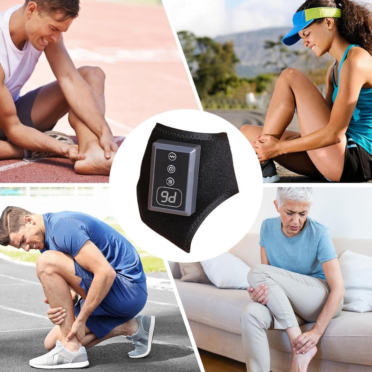 Verwarmingsmat Voeten - Enkelwarmer Massage - Ontspanning Thuis - 5 Temperatuur Niveaus - 12.5 cm - Een Enkel Kenmerk — cadeau in Cadeau-ideeën - foto 2