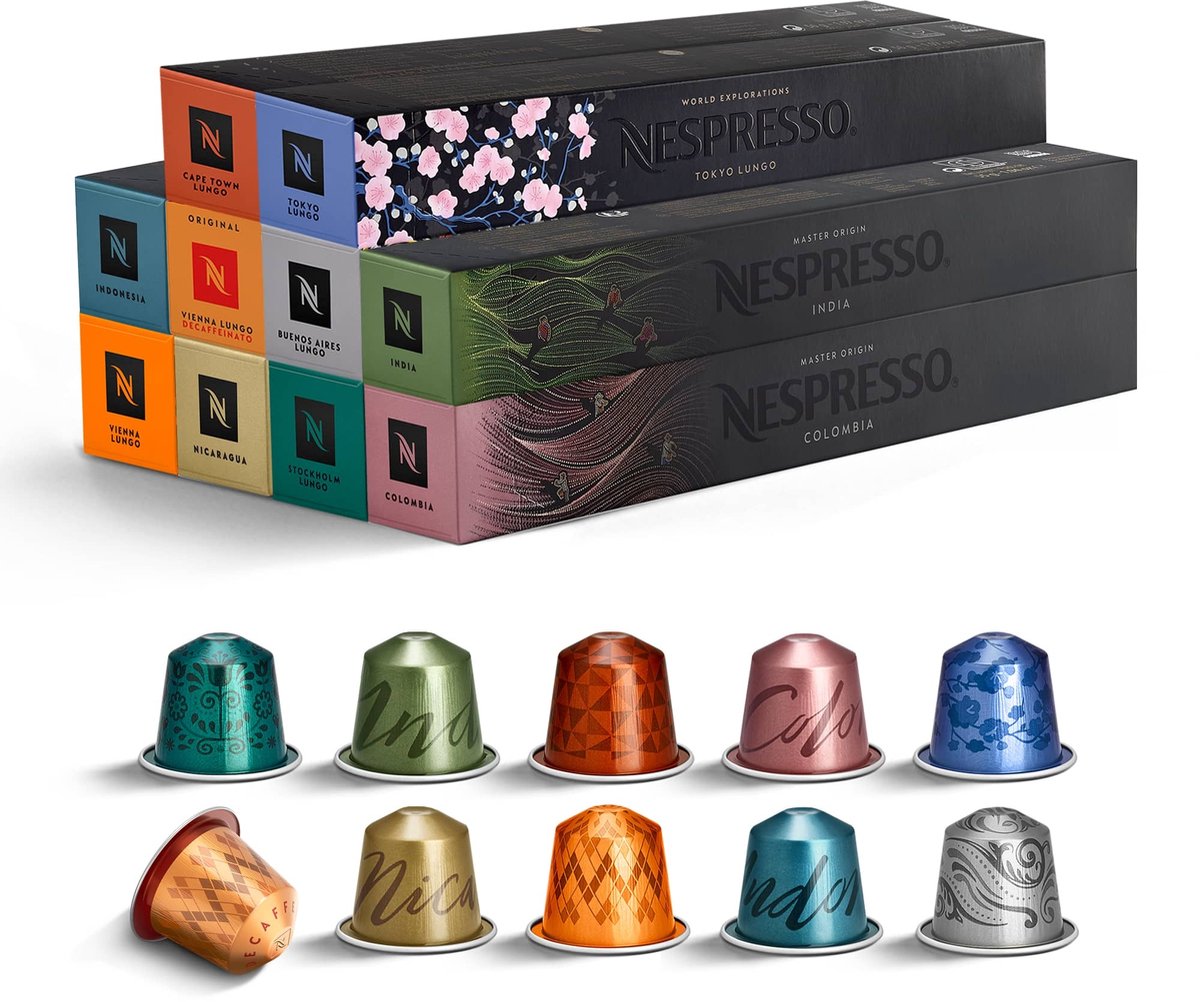 Nespresso Original Lungo 100x capsules - 10 soorten