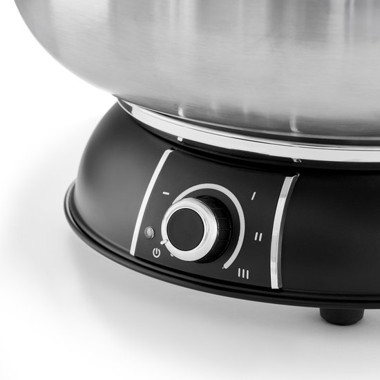 FRITEL Hot Pot Fonduepan - HP 2970 - Elektrische Fondue met Gescheiden Kom - Voor Vis, Vlees, Soep & Dessert - 1600W - Inox/Zwart — afbeelding 3