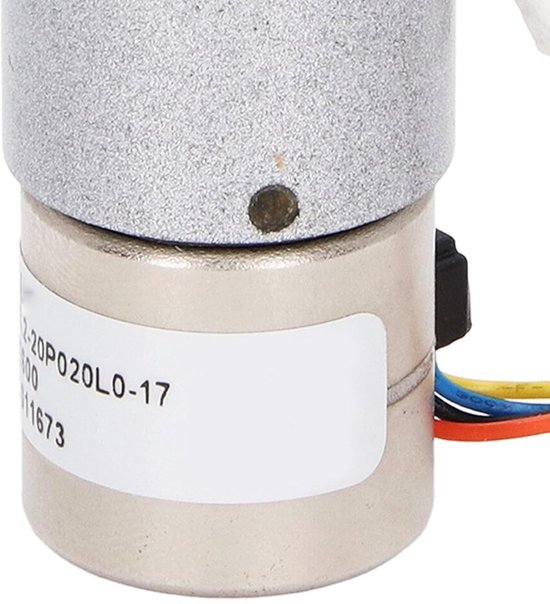 Mini Gear Motor - Stepper Motor - Automatisering Kantoor - Roestvrij Staal - 75g - Zilver — afbeelding 4