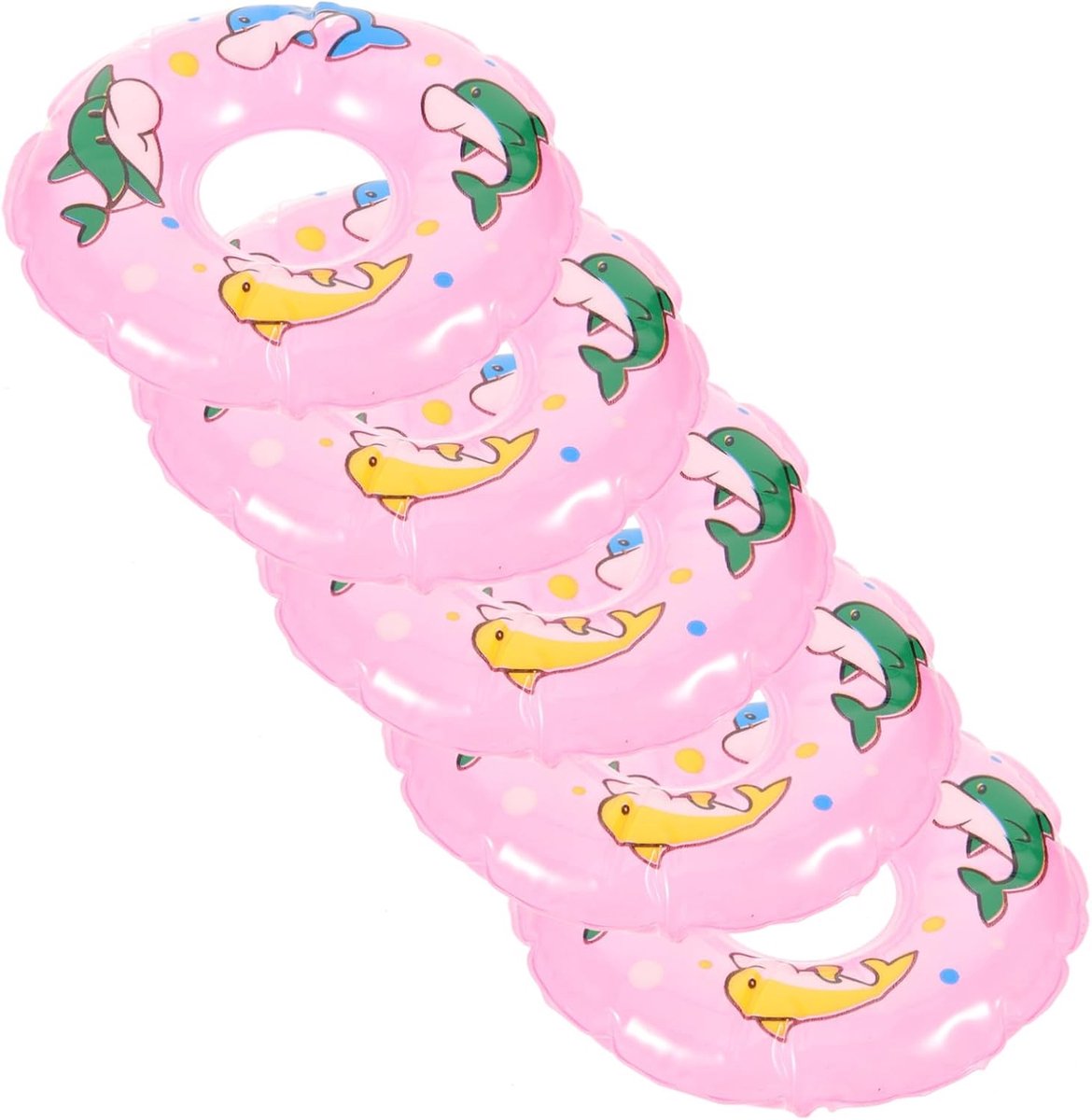 Mini Zwembandjes – Decoratieve Ringetjes – Mini Huis Decoratie – Hoge Simulatie Graad – 8.5 x 8.5 cm – Roze Mini Zwembandjes – Decoratieve Ringetjes – Mini Huis Decoratie – Hoge Simulatie Graad – 8.5 x 8.5 cm – Roze