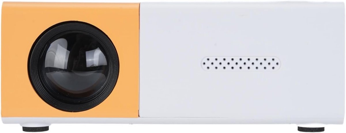 Draagbare Mini Beamer met 1080P Resolutie, 6000 Lumen Helderheid en Automatische Correctie voor Buitengebruik en Thuisbioscoop