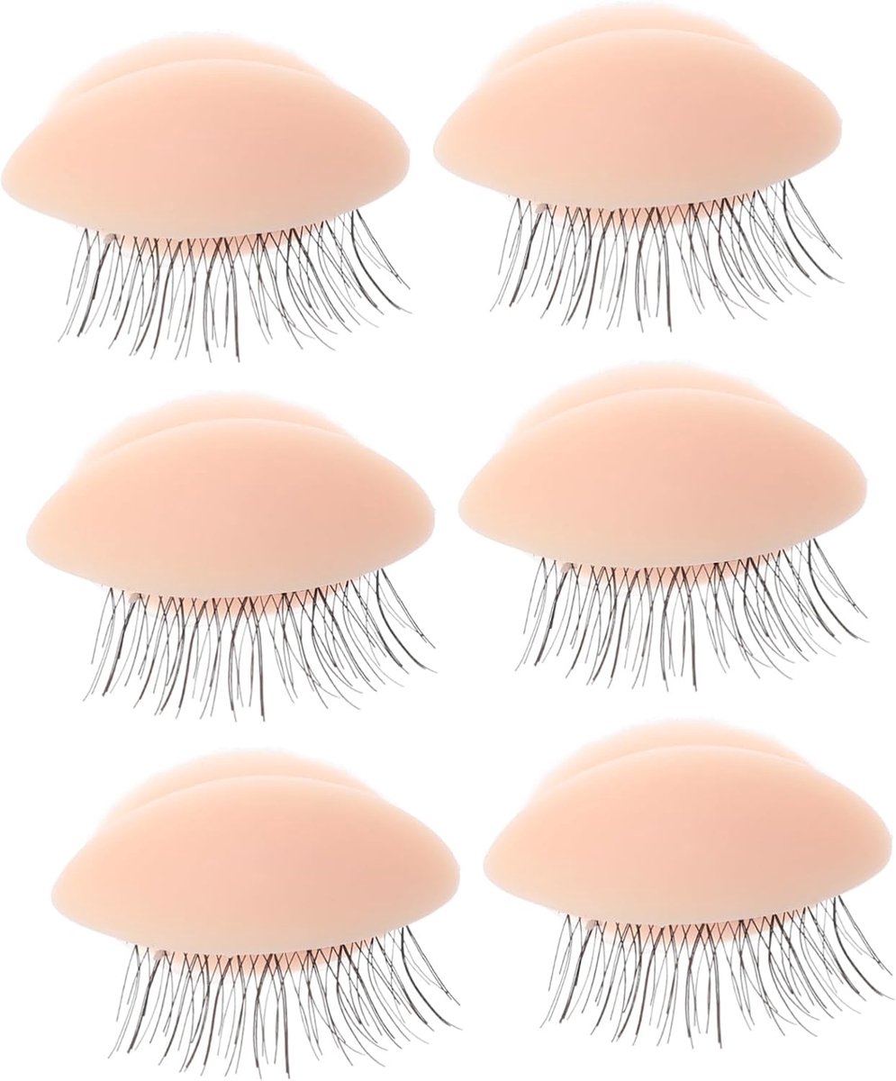 Oefen Oogleden - Wimpervervanging Sets - Wimperverlenging Oefenen - Echte Huid Textuur - 3 x 1.5 cm