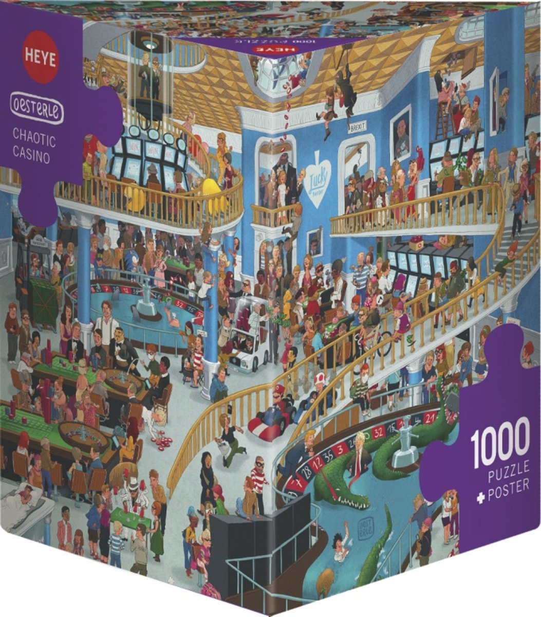 Heye Puzzel Puz.Chaotic Casino 1000 3-hk..