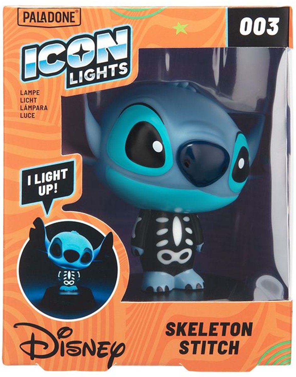 Paladone Disney - Stitch Skeleton - Icon Lamp 10cm - Lampje - Nachtlampje — afbeelding 6