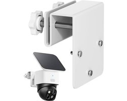 Bevestigingsbeugel voor Solar Camera's, Geschikt voor Eufy SoloCam S340/SoloCam E30/E42, Roestbestendige Schroeven, Geen Boren Nodig, Ideaal voor Buitengebruik en IP PTZ Dome Camera's
