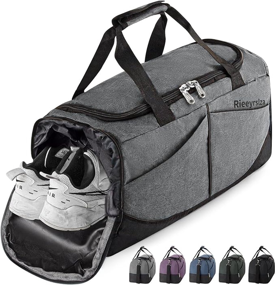 LeeuwenChoice® Multifuntionele Sporttas - Met Schoenenvak - Waterafstotend & Gescheiden Compartimenten - Inclusief Schouderband