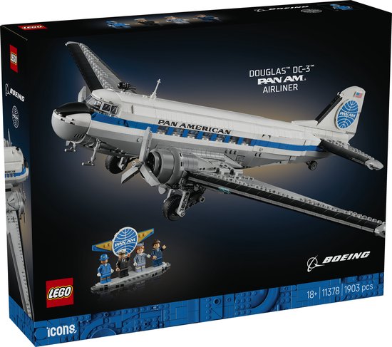 LEGO Icons Douglas DC-3 PAN AM Airliner