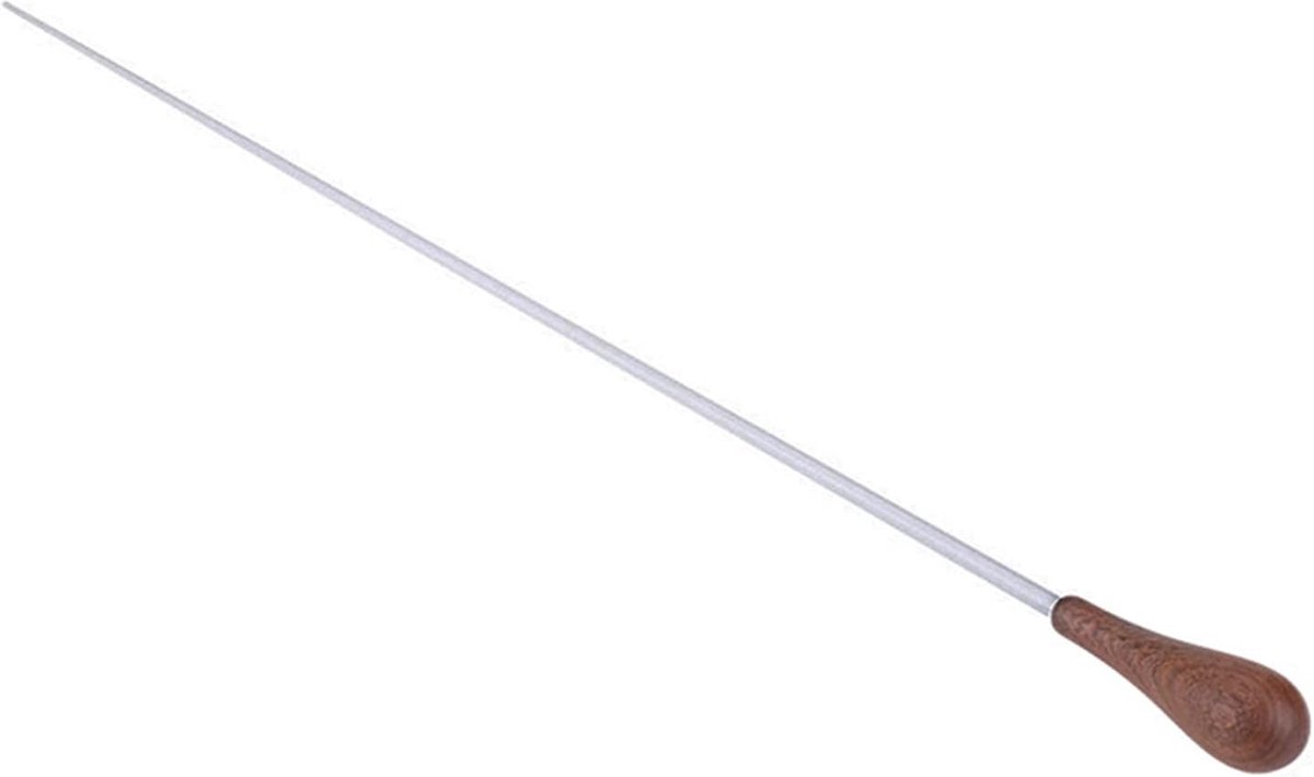 Dirigeerstok Hout - Muziekstok Baton - Muziek Dirigeren - Fijn Houten Handvat - 39 cm Lengte - Natuurlijk