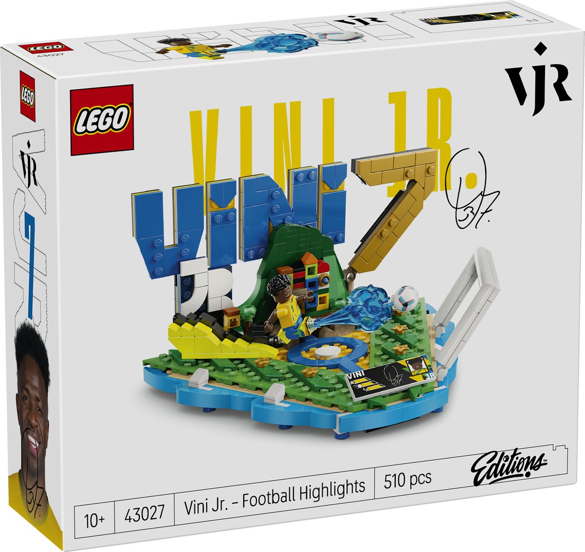 LEGO Editions - Vini Jr. – Voetbalhoogtepunten Voetbal Bouwpakket voor Kinderen - 43027 – foto 7