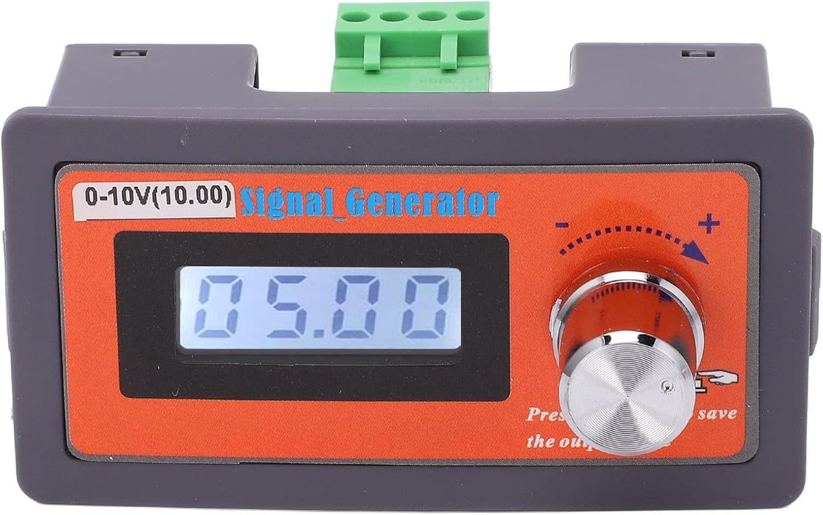 Signaal Generator - Spanningssimulator - Testen Meten - Encoder Instelling - 0-10V - Zwart