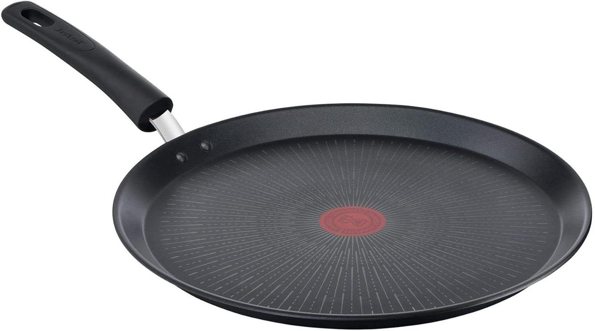 Koekenpan - Koekepan Bakpan - Lekker Koken - Ergonomisch Handvat - 32 cm - Zwart