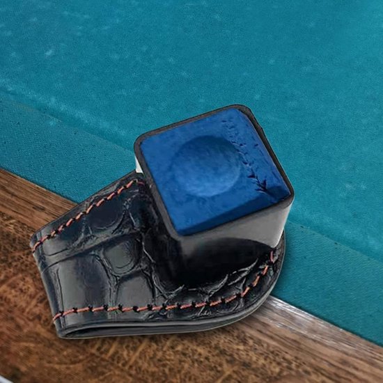 Krijthouder Pool Biljart - Krijt Clip - Sport Praktijk - Magnetisch Systeem - 5x4x6 cm - Zwart — afbeelding 2