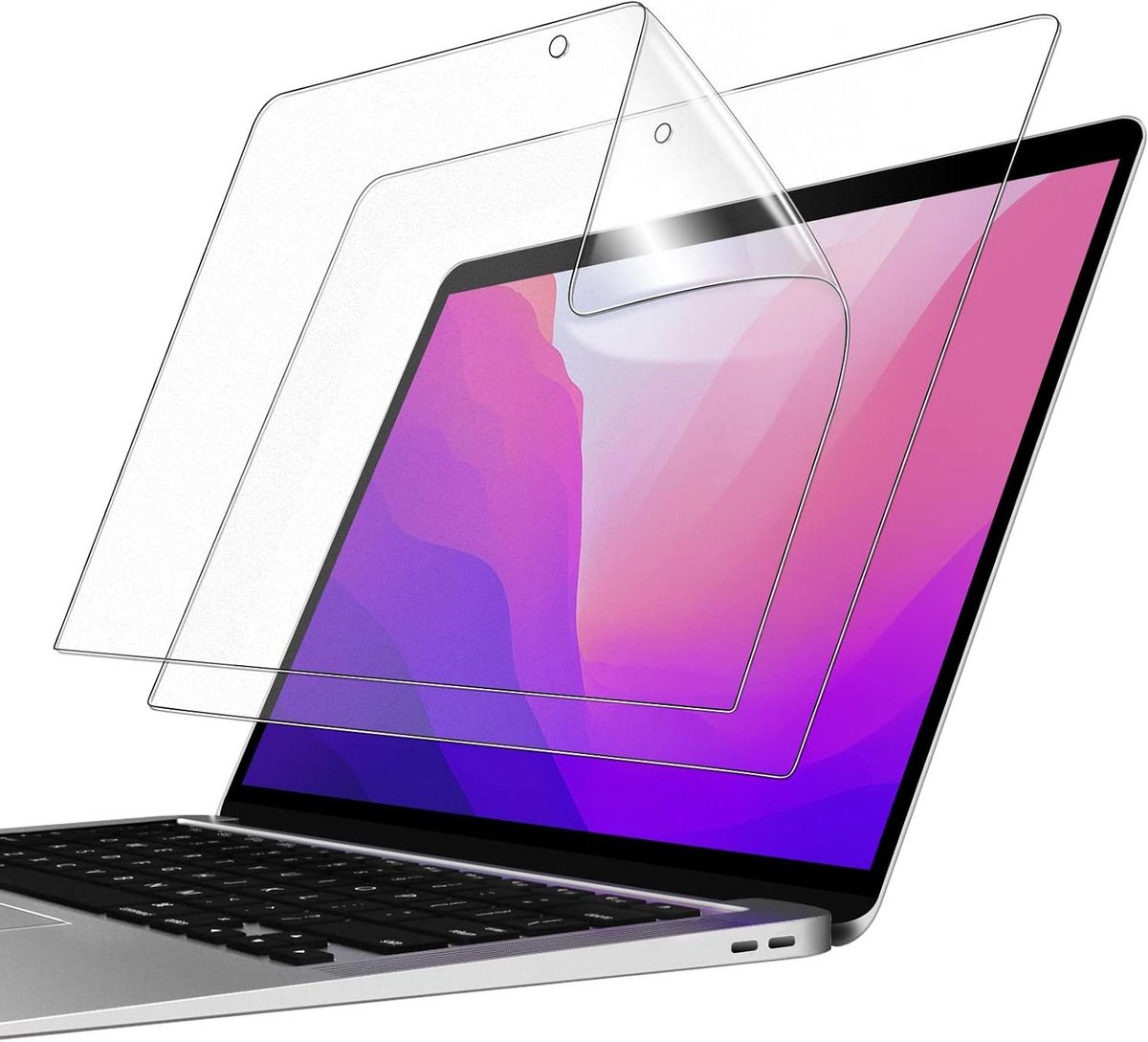 Schermprotector Laptop - Matte Film - Scherm Beschermen - Anti-Reflectie - 2 Stuks - Transparant