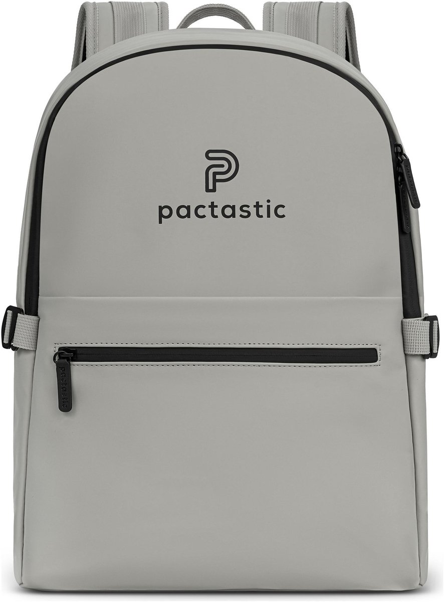 Pactastic Daypack Rugzak met laptopvak Urban Collection Round Top Backpack 44 cm 20L Grey Grijs