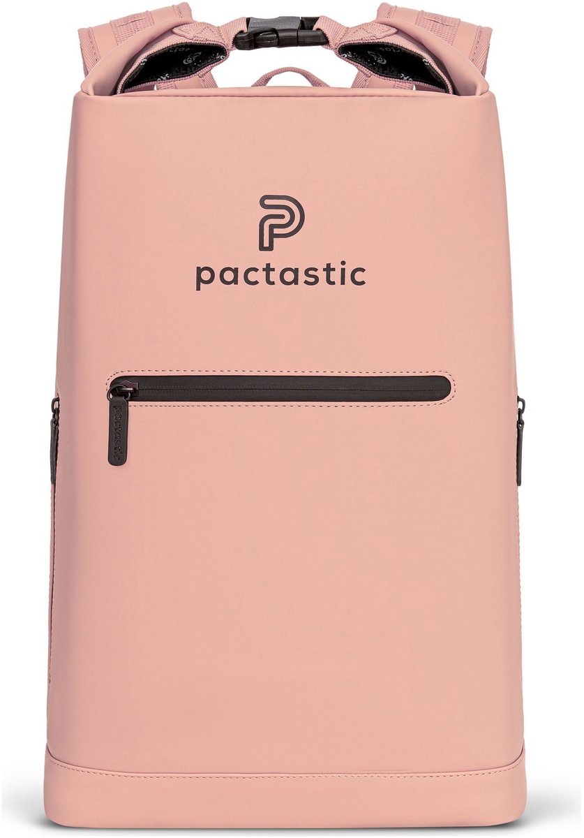 Pactastic Daypack Rugzak met laptopvak Urban Collection Rolltop Backpack 50 cm 27L Rose Roze
