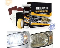 Koplamp Restauratie Kit - Herstel Set - Auto Onderhoud - Beschermende Coating - 25 ml - Transparant