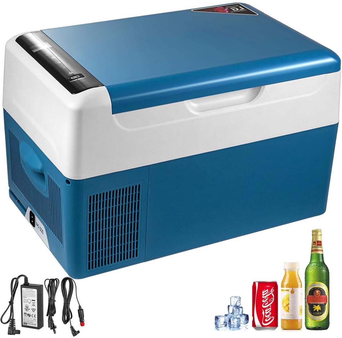 Draagbare Koelbox - Compressorkoeler Auto - Outdoor Activiteiten - Snelle Koeling - 22 Liter - Blauw