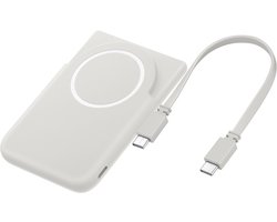 Samsung Magnet Battery Pack - Powerbank - 5000 mAh - USB C - Grijs