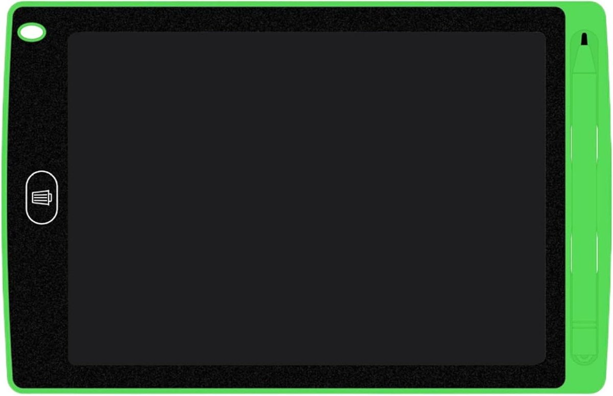 LCD schrijftablet - Tekentablet kinderen - Creatief bezig zijn - Oogvriendelijk regenboogscherm - 85 inch - Groen
