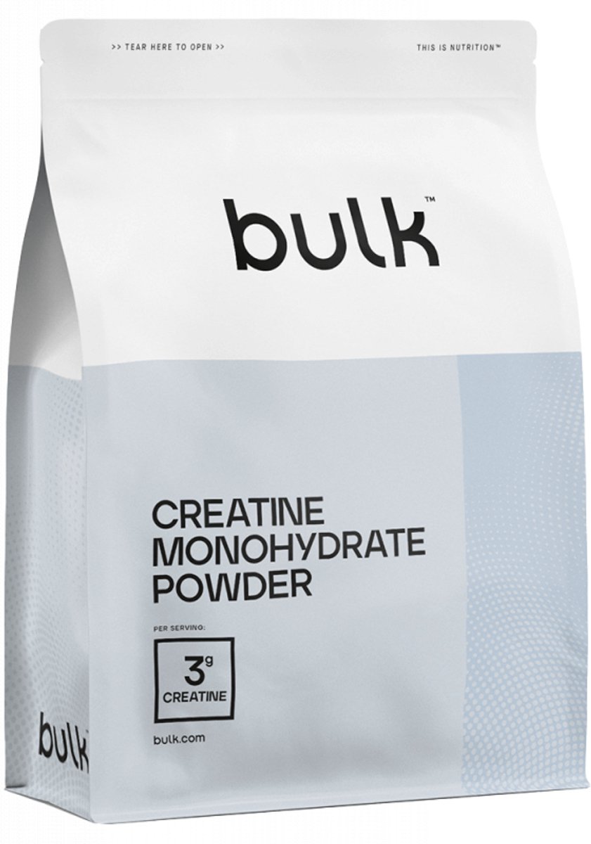 Bulk Creatine Monohydrate Powder (500g) Unflavoured - Creatine - Creatine Monohydraat