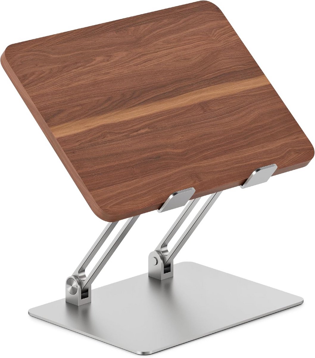 Verstelbare Laptopstandaard Hout Kleur Merkloos