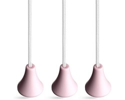 sleeklight Ceiling Switch Replacement Drawstring Strings, Pack of 3, Choice of Colors (Soft Pink)