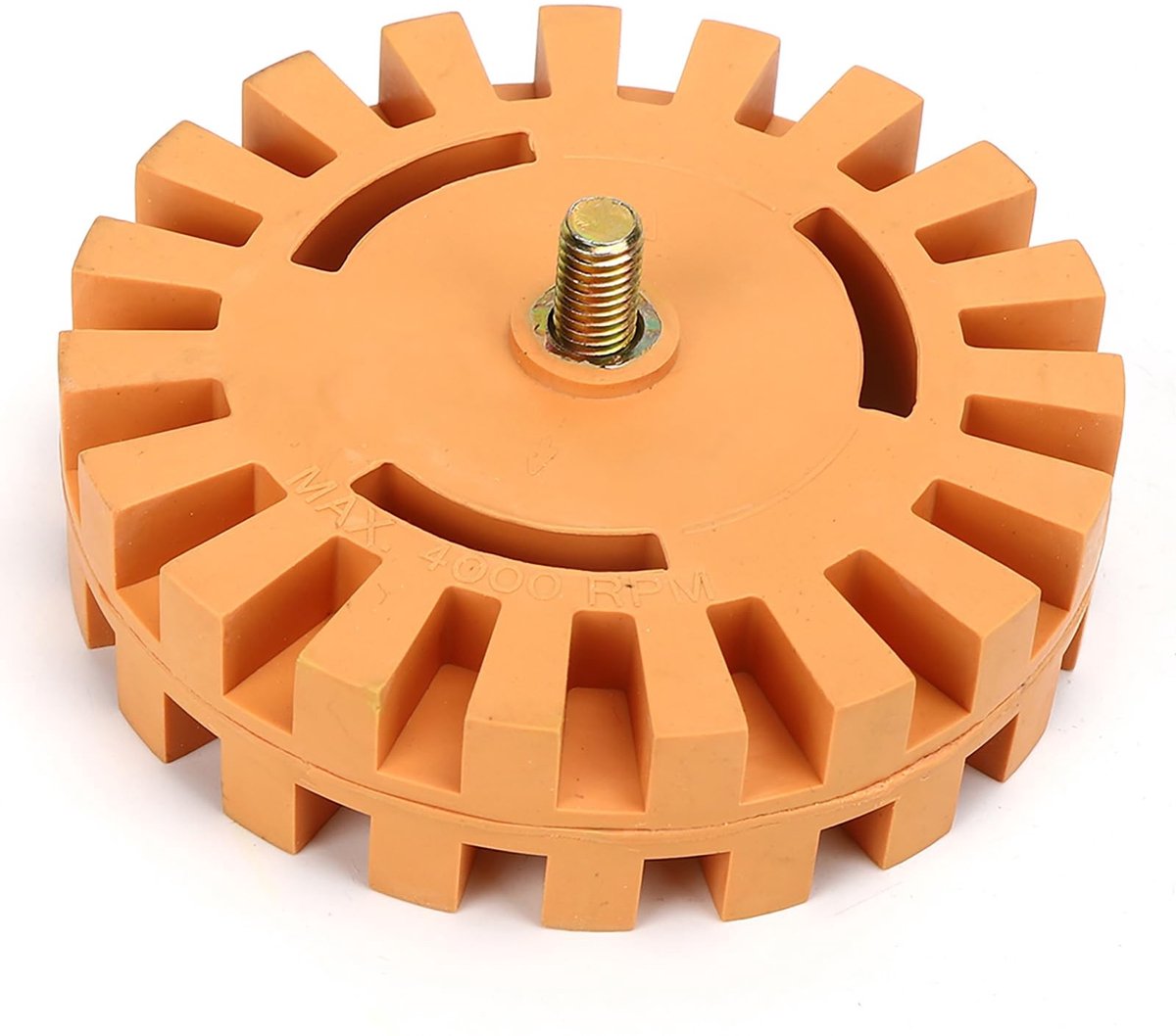 aladdien - Rubber Eraser Wheel - 4 Inch - Stickerverwijdering - Ideaal voor Auto's en Motoren - Schoonmaakaccessoire - Voor stickers en lijmresten -..