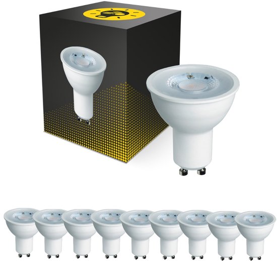 Voordeelpak 10x LED spot GU10 PAR16 4W – zeer warm wit