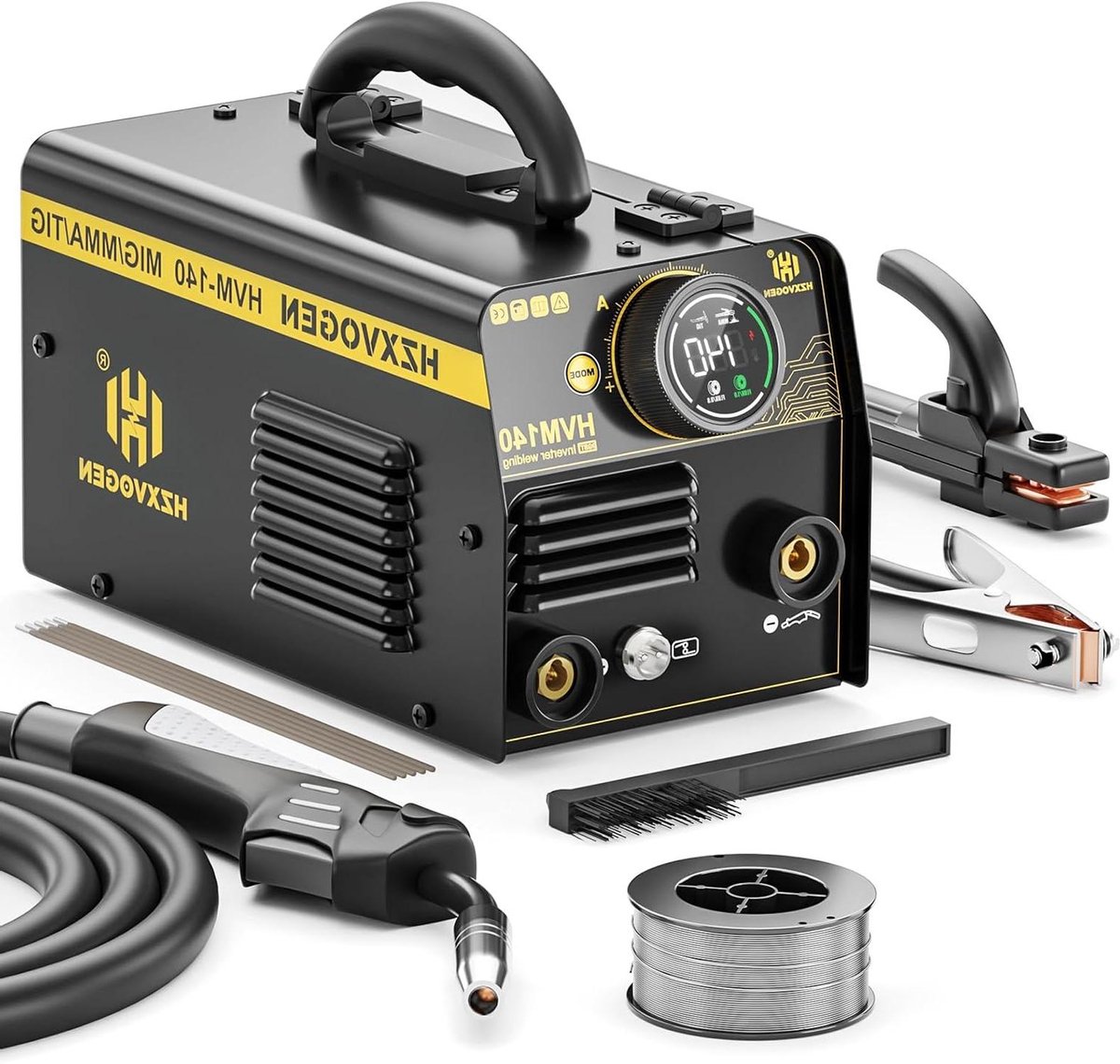 Lasapparaat - MIG TIG MMA - Metaal Bewerken - Synergetische Controle - 3-in-1 - Grijs