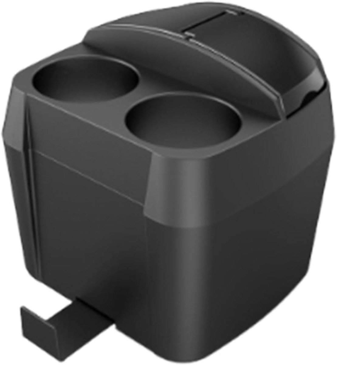 Auto Organizer - Opbergbak - Auto Netjes Houden - Met Bekerhouder - 21 cm - Zwart