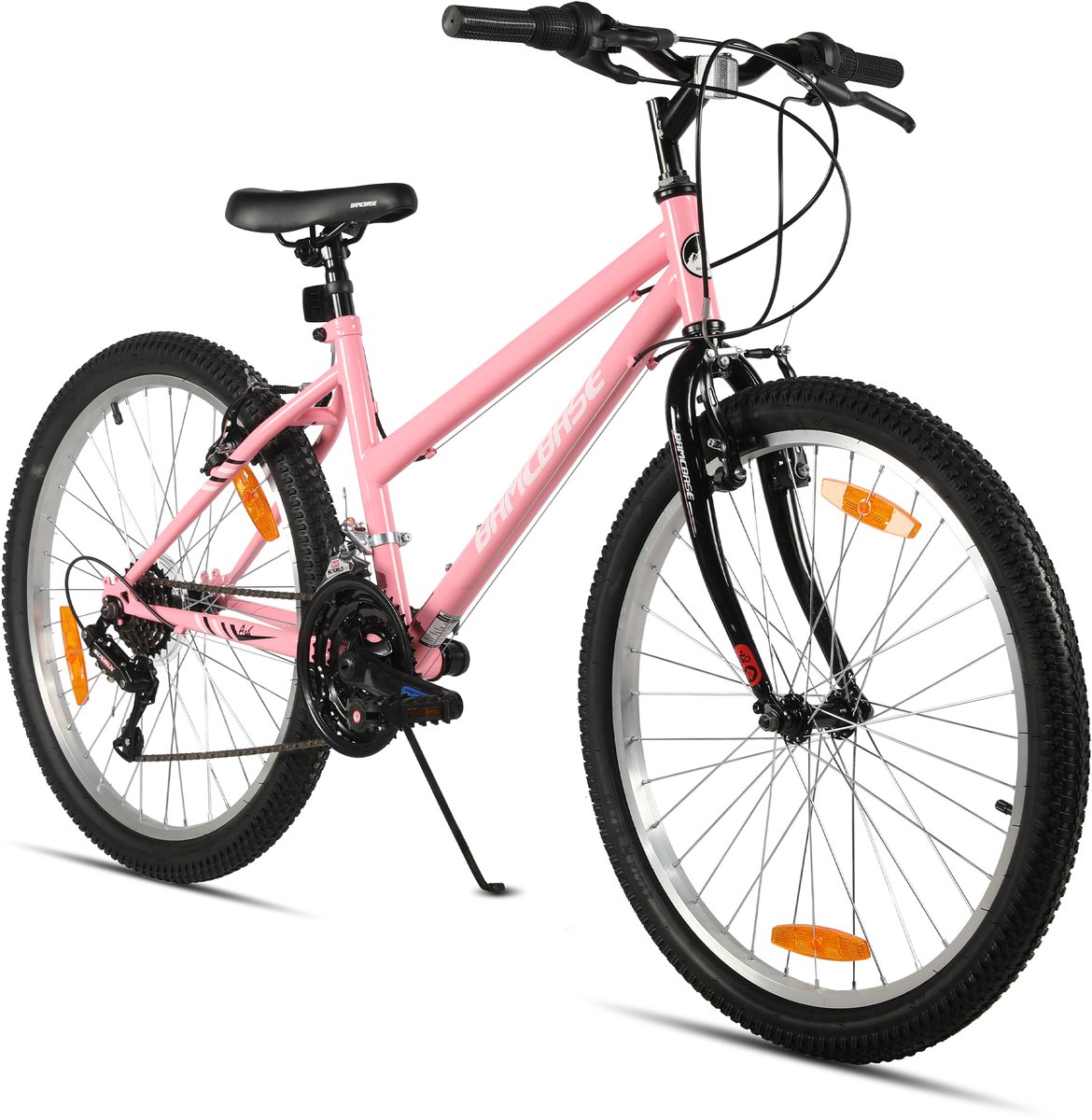 HILAND Mountainbike 26 Inch - Meisjes & Dames MTB - 18 Versnellingen - Stevig Staal - V-brakes