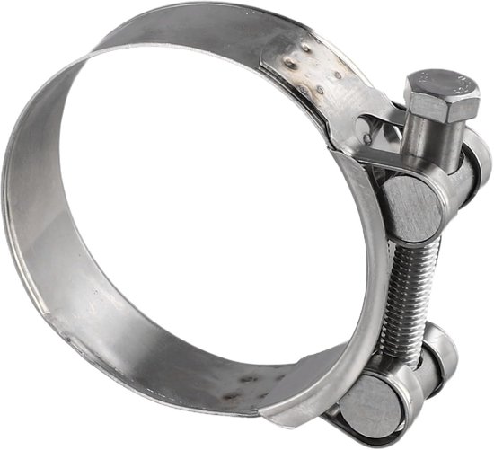 Slangklem - Slangenklem - Bevestigen van Slangen - Scharnierende Bout - 52-73 mm - Zilver — afbeelding 5