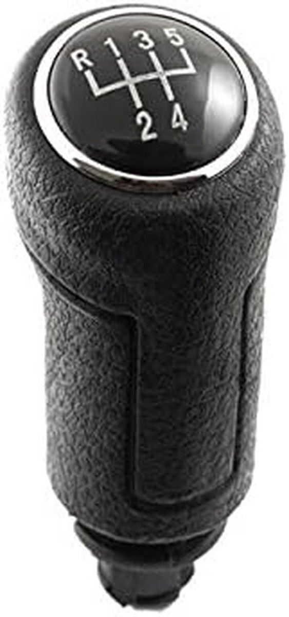 Versnellingspook Knop - Schakelknop Handbak - Auto Rijden - 5 Versnellingen - 12.3 cm - Zwart Zilver — afbeelding 2
