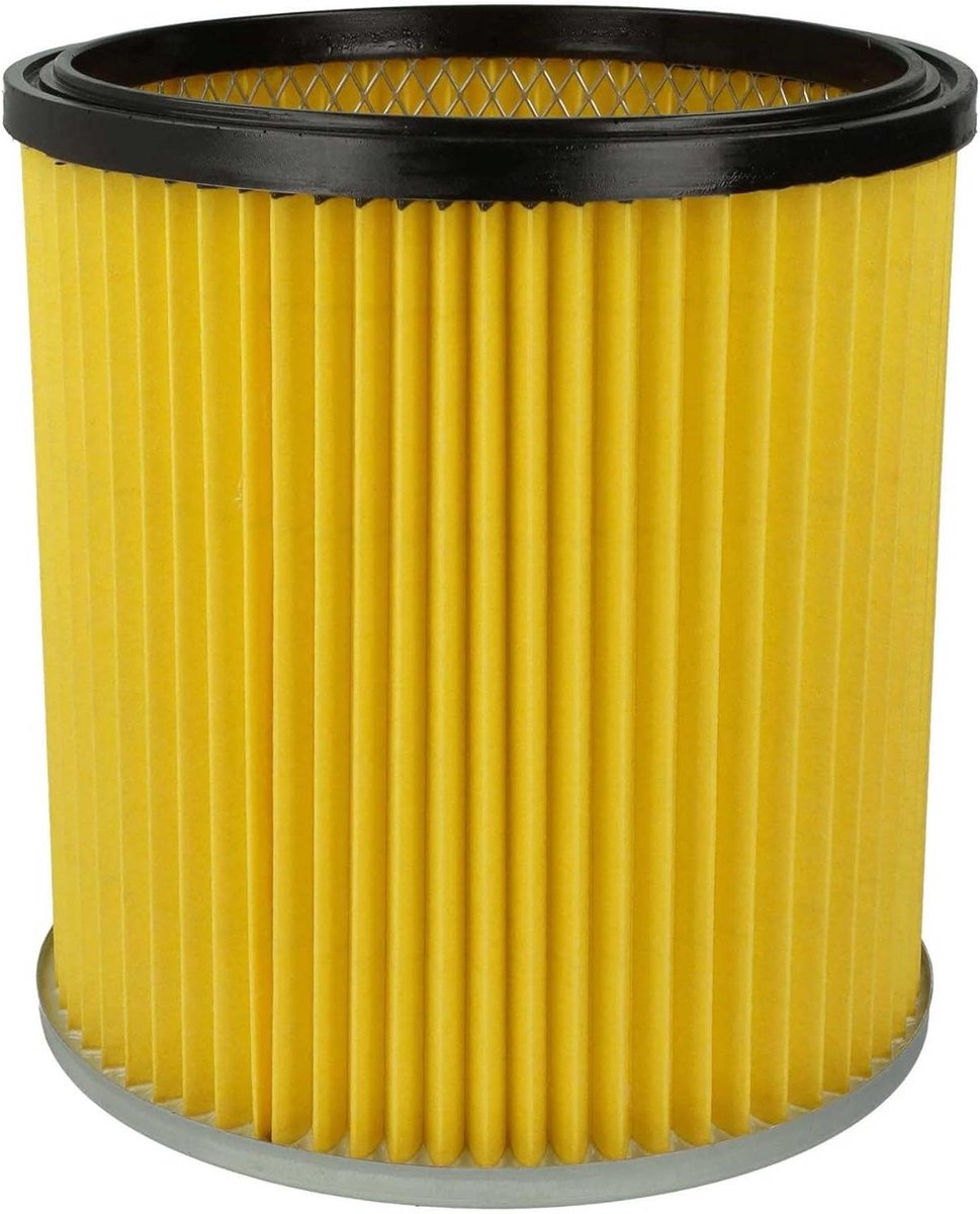 Stofzuiger Filter - Reservefilter Cilinder - Efficiënte Stofverwijdering - Wasbaar Papier Filter - 197 cm Hoogte - Geel