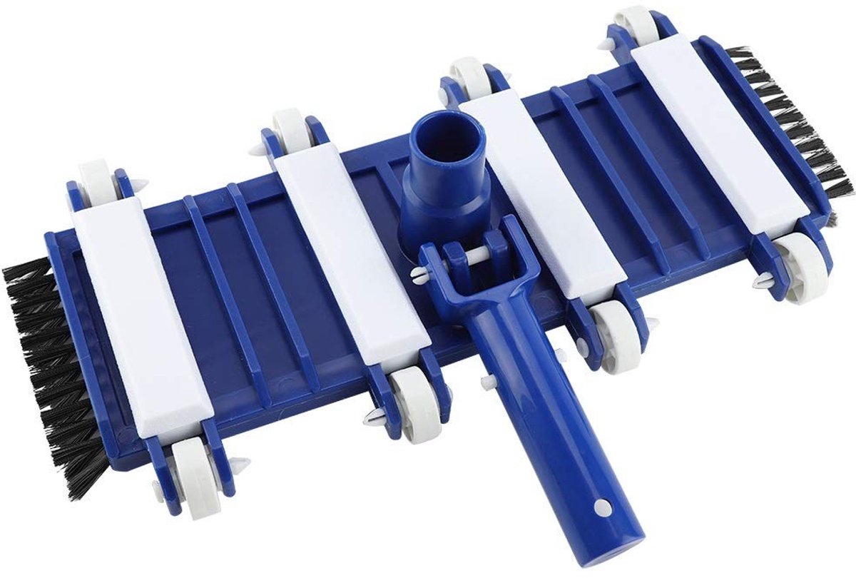 ONF3 - Flexible Pool Brush - Pool Suction Brush - Duurzaam ontwerp - Blauw - Schoonmaakborstel - Geschikt voor zwembaden en vijvers - 14.96 x 7....