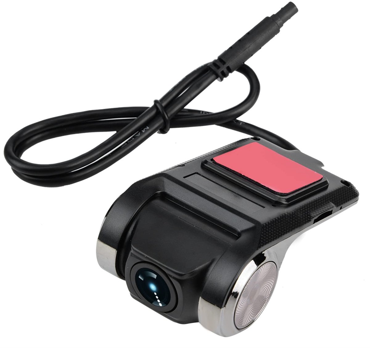 aladdien - HD 1080P Auto Dash Camera - GPS - Slim en Compact - 3.140 graden - Smart Driving Recorder - Voor voertuigen -