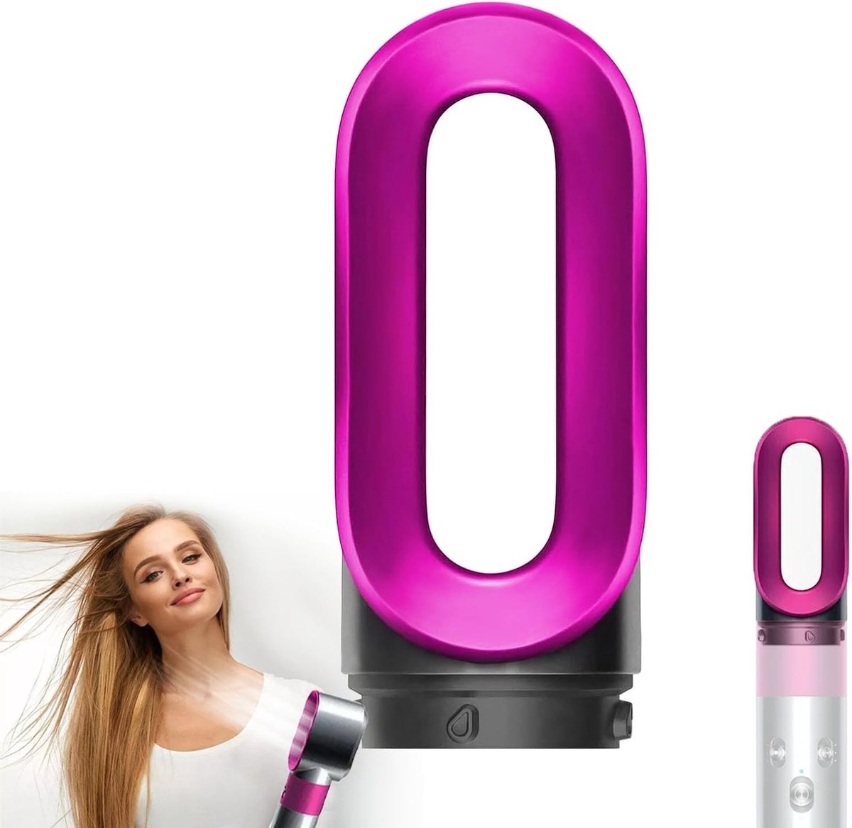 Pre-styling föhnaccessoires voor haartools, transformeer je krultang in een föhn met deze handige opzetstukken voor optimaal stylen en drogen van haar