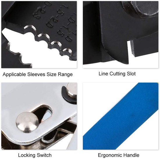 aladdien - Carbon Stalen Vis Pliers - Multifunctionele Kniptang - Voor Vissnoer en Crimp Sleeves - Geschikt voor Vissers - Kleur Rood - Ideaal voor .. van Aladdien — afbeelding 2