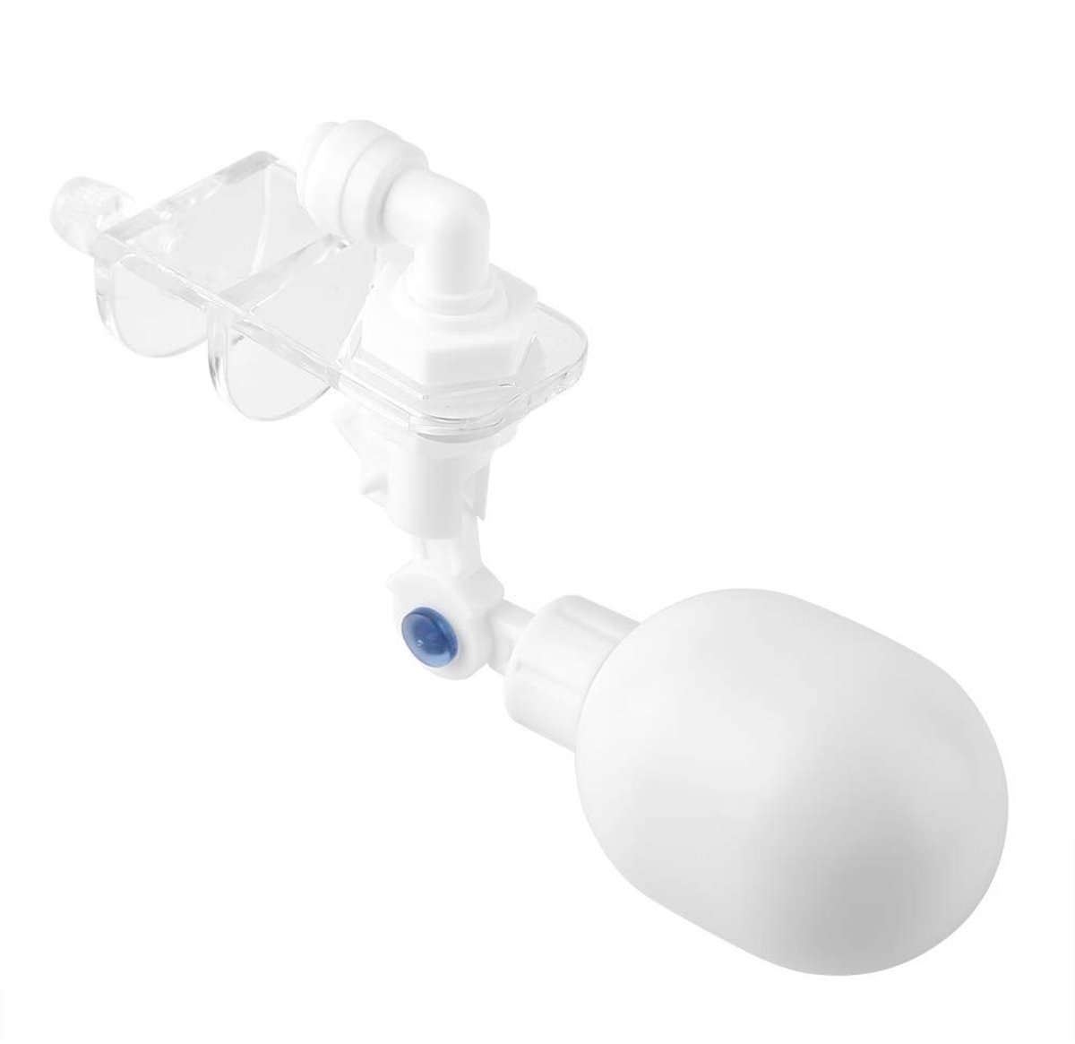 aladdien - Automatische Watervuller - Waterniveauregelaar voor Aquarium - Niet-elektrisch - Wit - Drijvende Balgeventiel - Geschikt voor Vissen