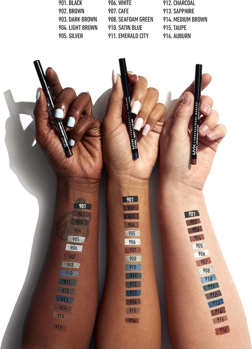 Kajal Slim Eye Pencil - Black Shimmer