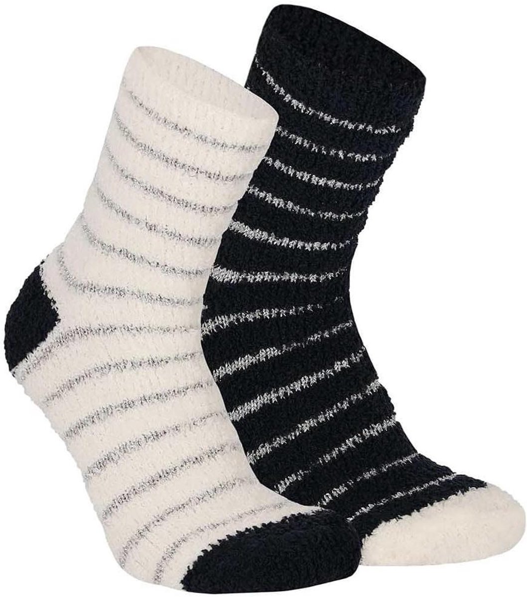 Dames bedsokken - Huissokken warm - Comfortabel slapen - Zacht met glitter - One size - Niet gespecificeerd